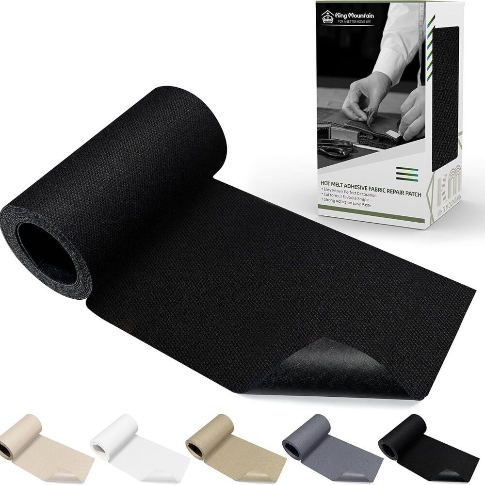 Canvas Iron on Patch,3"×60",Waterproof 100% Cotton Fabric Repair Patch,Used for - Picture 1 of 7